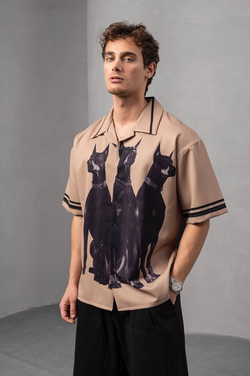 MV Cerberus Cuban Collar Shirt