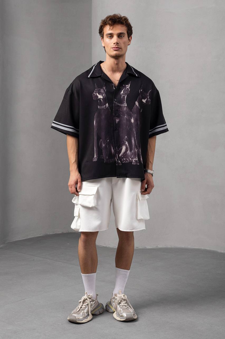 MV Cerberus Cuban Collar Shirt
