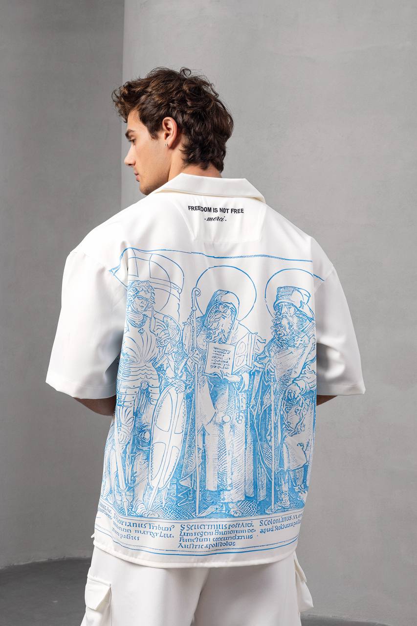 MV  “FREEDOM IS NOT FREE” Oversized Gömlek